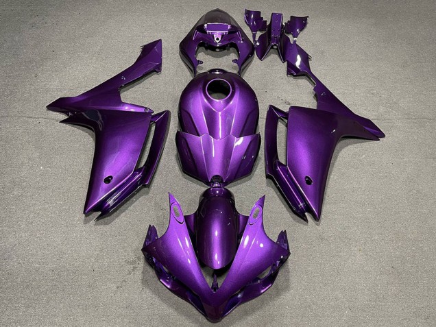 Lila 2007-2008 Yamaha R1 Motorrad Verkleidung