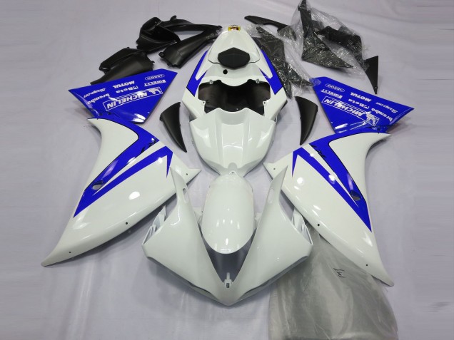 Weiß Blau 2012-2014 Yamaha R1 Motorrad Verkleidung