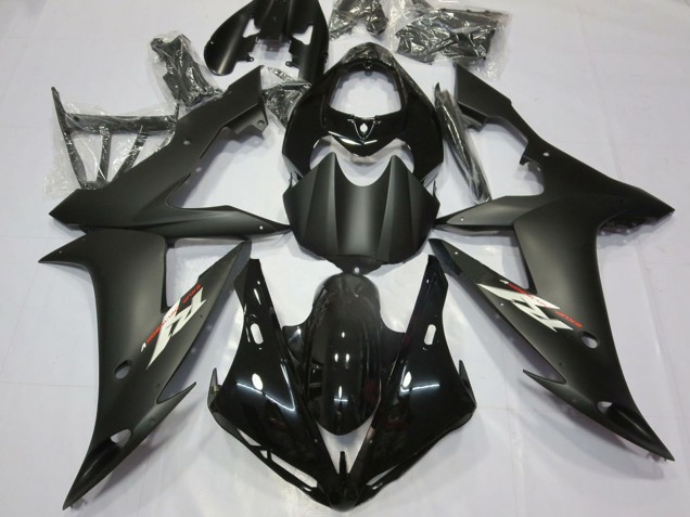 Glänzendes Schwarz Matt Schwarz 2004-2006 Yamaha R1 Motorrad Verkleidung