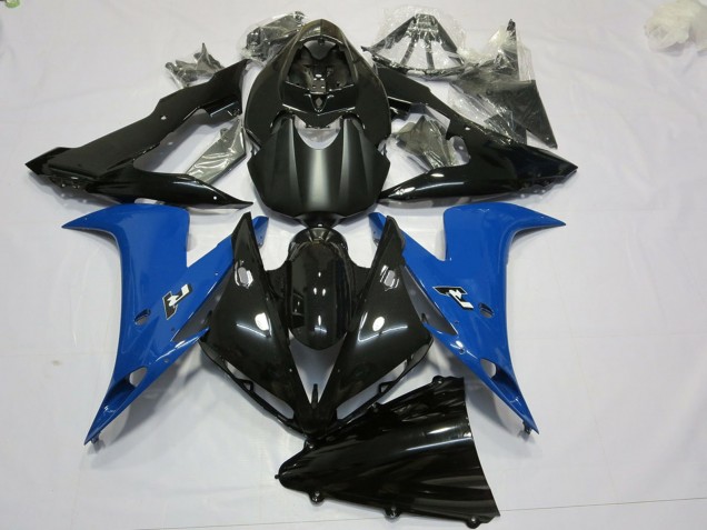 Glänzendes Schwarz Matt Schwarz Blau 2004-2006 Yamaha R1 Motorrad Verkleidung