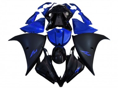 Glänzendes Schwarz Matt Schwarz Blau 2012-2014 Yamaha R1 Motorrad Verkleidung