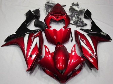Rot Weiß Schwarz 2007-2008 Yamaha R1 Motorrad Verkleidung