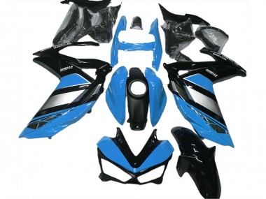 Blau Silber Glänzendes Schwarz Yamalube 2015-2018 Yamaha R3 Motorrad Verkleidung