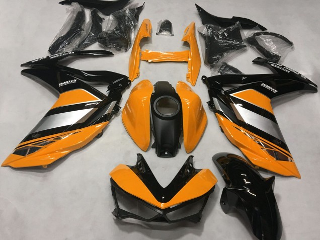Orange Silber Glänzendes Schwarz 2015-2018 Yamaha R3 Motorrad Verkleidung