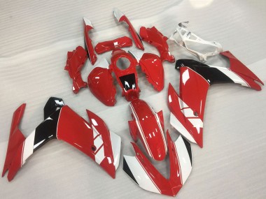 Rot Weiß Glänzendes Schwarz 2015-2018 Yamaha R3 Motorrad Verkleidung