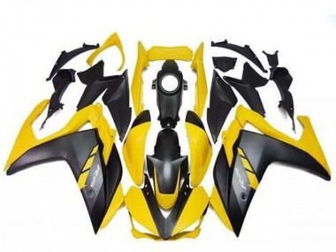 Gelb Matt Schwarz 2015-2018 Yamaha R3 Motorrad Verkleidung