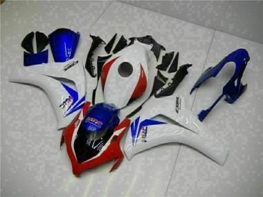 Weiß Rot Blau HRC 2008-2011 Honda CBR1000RR Motorrad Verkleidung