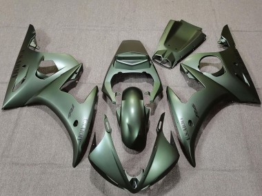 Armee Grün 2003-2004 Yamaha R6 Motorrad Verkleidung