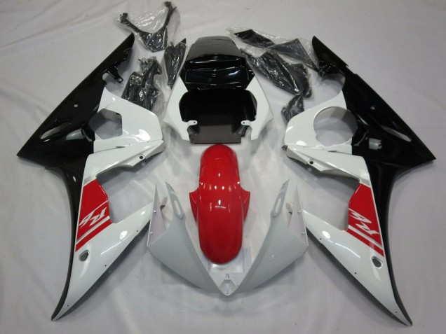 Weiß Rot Schwarz 2005 Yamaha R6 Motorrad Verkleidung