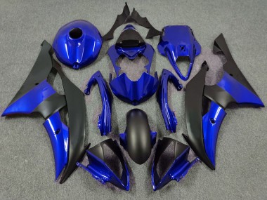 Blau Matt Schwarz 2008-2016 Yamaha R6 Motorrad Verkleidung