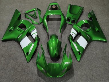 Grün Weiß 1998-2002 Yamaha R6 Motorrad Verkleidung