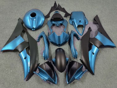 Blau Matt Schwarz 2008-2016 Yamaha R6 Motorrad Verkleidung