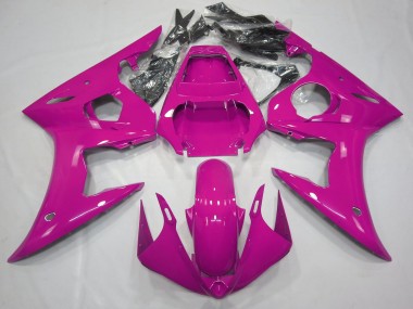 Glänzendes Rosa 2003-2004 Yamaha R6 Motorrad Verkleidung