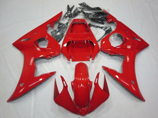 Glänzendes Rot 2003-2004 Yamaha R6 Motorrad Verkleidung