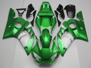 Grün Weiß 1998-2002 Yamaha R6 Motorrad Verkleidung