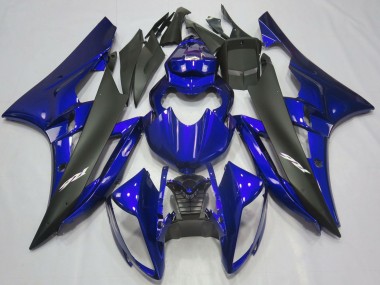Blau Matt Schwarz 2006-2007 Yamaha R6 Motorrad Verkleidung