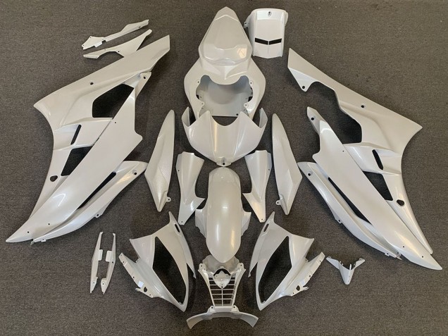 Perl Weiß 2006-2007 Yamaha R6 Motorrad Verkleidung
