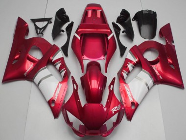 Rot Weiß 1998-2002 Yamaha R6 Motorrad Verkleidung