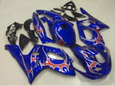Blau Rot 1996-2007 Yamaha YZF600R Thundercat Motorrad Verkleidung