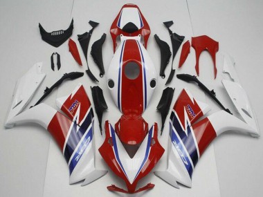 Weiß Rot Blau 2012-2016 Honda CBR1000RR Motorrad Verkleidung