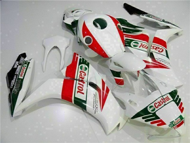 Weiß Rot Grün Castrol 2012-2016 Honda CBR1000RR Motorrad Verkleidung