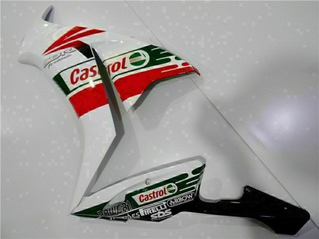 Weiß Rot Grün Castrol 2012-2016 Honda CBR1000RR Motorrad Verkleidung