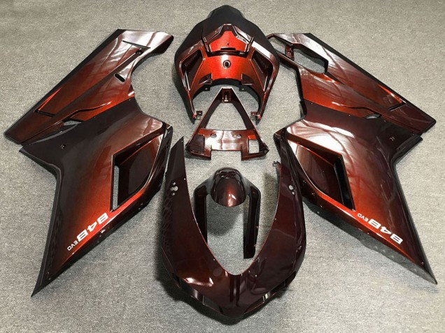 Rot 2007-2014 Ducati 848 Motorrad Verkleidung