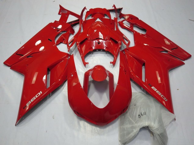 Rot 2007-2014 Ducati 1098 Motorrad Verkleidung
