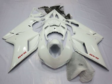 Perl Weiß 2007-2014 Ducati 848 Motorrad Verkleidung