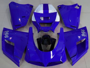 Blau Schwarz 1993-2005 Ducati 996 Motorrad Verkleidung