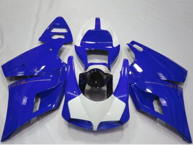 Blau Glänzendes Schwarz 1993-2005 Ducati 916 Motorrad Verkleidung
