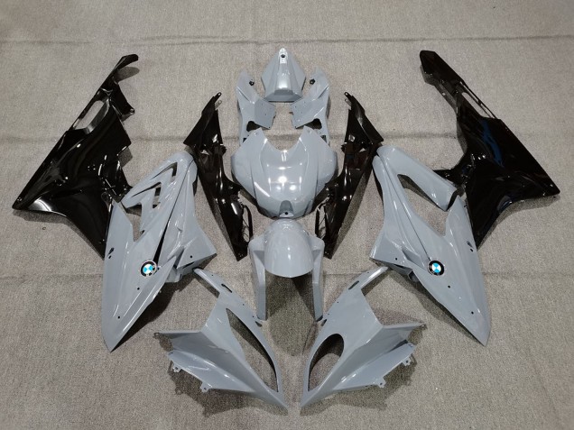 Nardo Grau Glänzendes Schwarz 2015-2016 BMW S1000RR Motorrad Verkleidung