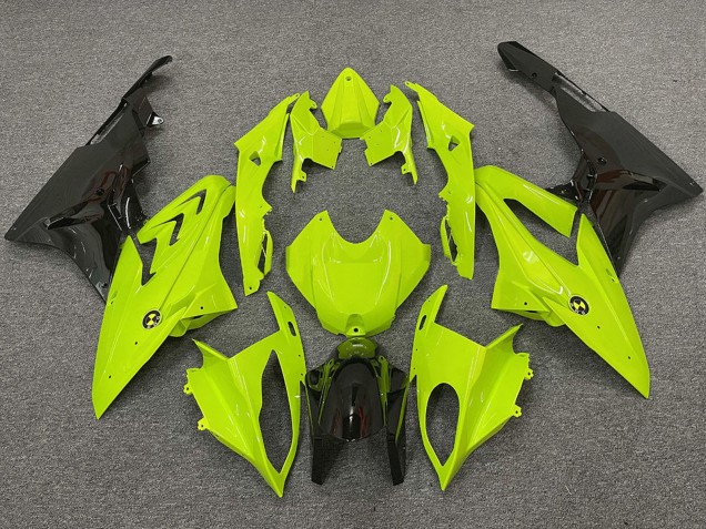 Neon Gelb Glänzendes Schwarz 2009-2014 BMW S1000RR Motorrad Verkleidung