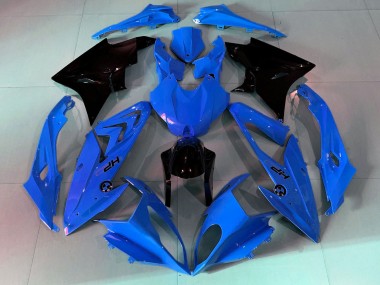 Blau Glänzendes Schwarz 2009-2014 BMW S1000RR Motorrad Verkleidung