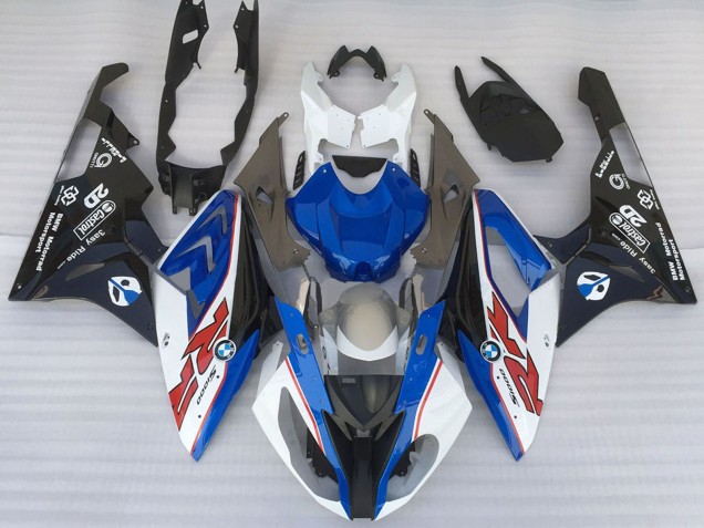 Weiß Blau Matt Schwarz OEM Stil 2015-2016 BMW S1000RR Motorrad Verkleidung
