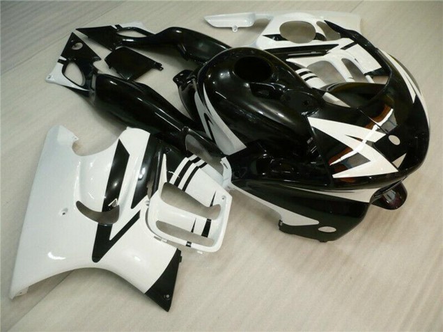 Weiß Glänzendes Schwarz 1995-1996 Honda CBR600 F3 Motorrad Verkleidung