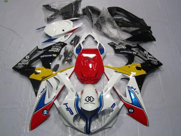 Weiß Gelb Rot Schwarz Blau HP 2009-2014 BMW S1000RR Motorrad Verkleidung