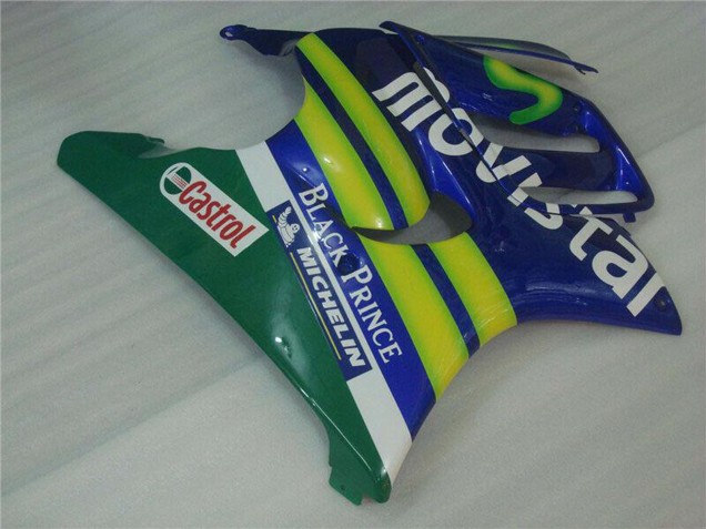 Blau Grün Gelb MoviStar Rot Castrol 1995-1996 Honda CBR600 F3 Motorrad Verkleidung