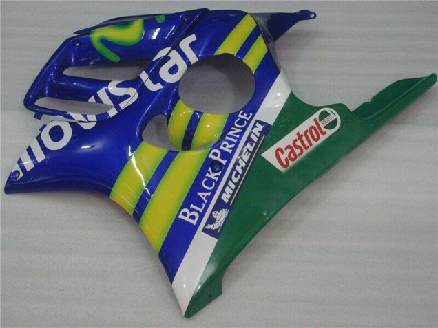 Blau Grün Gelb MoviStar Rot Castrol 1995-1996 Honda CBR600 F3 Motorrad Verkleidung