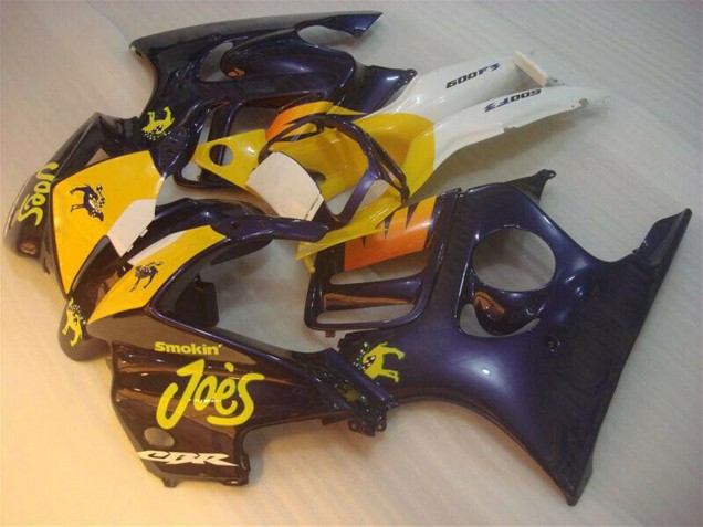 Blau Gelb Joes 1995-1996 Honda CBR600 F3 Motorrad Verkleidung