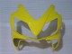 Gelb Glänzendes Schwarz 2001-2003 Honda CBR600 F4i Motorrad Verkleidung