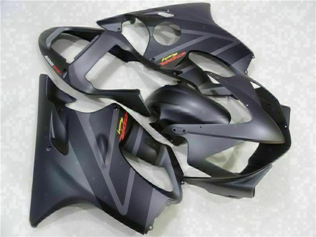 Matt Schwarz Grau 2001-2003 Honda CBR600 F4i Motorrad Verkleidung