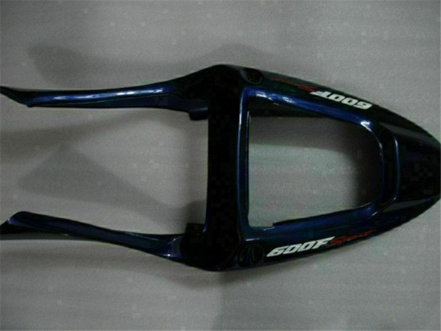 Weiß Blau Schwarz Streifen 2001-2003 Honda CBR600 F4i Motorrad Verkleidung