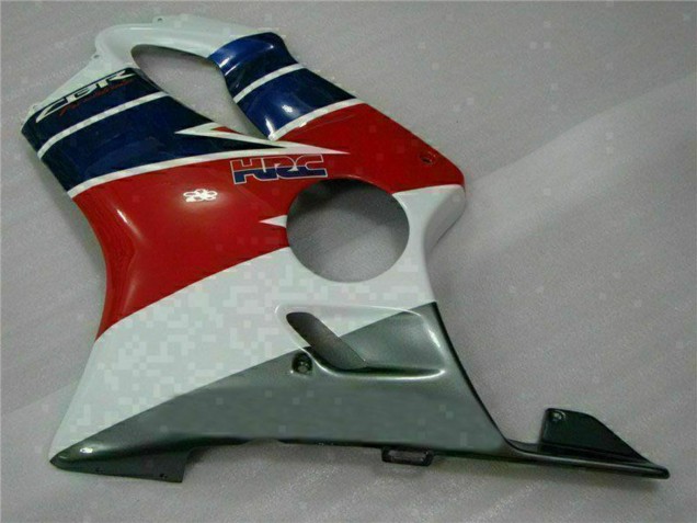 Weiß Rot Blau Schwarz 2001-2003 Honda CBR600 F4i Motorrad Verkleidung