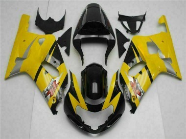 Gelb Schwarz 2001-2003 Suzuki GSXR 600/750 Motorrad Verkleidung