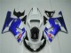 Weiß Blau Schwarz 2001-2003 Suzuki GSXR 600/750 Motorrad Verkleidung