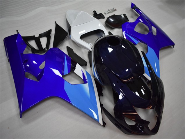 Weiß Blau Schwarz 2004-2005 Suzuki GSXR 600/750 Motorrad Verkleidung