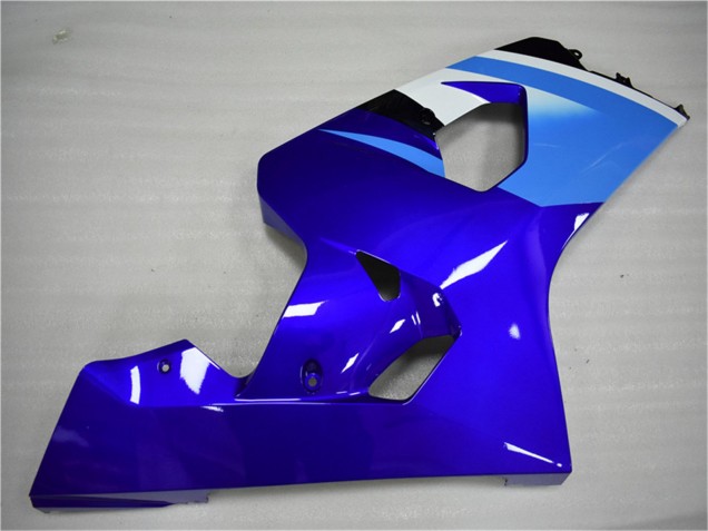 Weiß Blau Schwarz 2004-2005 Suzuki GSXR 600/750 Motorrad Verkleidung