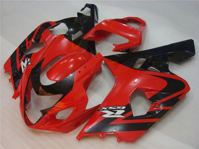 Rot Schwarz 2004-2005 Suzuki GSXR 600/750 Motorrad Verkleidung