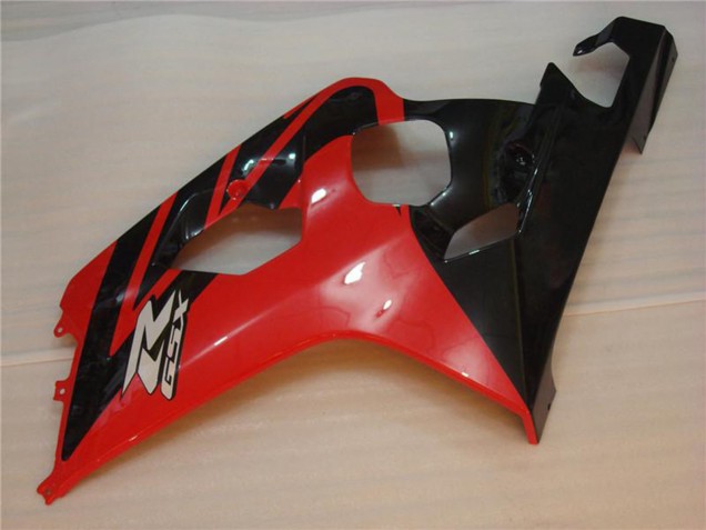 Rot Schwarz 2004-2005 Suzuki GSXR 600/750 Motorrad Verkleidung